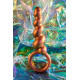 Заказать Коричневый анальный стимулятор Spiral Loop Copper Anal Plug - 13,3 см.