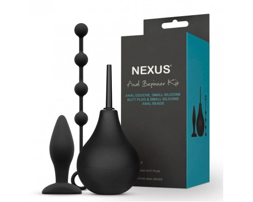 Заказать Анальный набор Nexus Anal Beginner Kit: пробка, душ и шарики