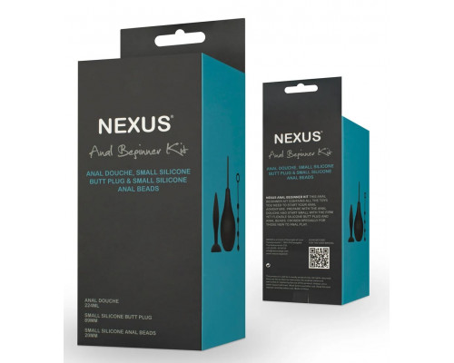 Заказать Анальный набор Nexus Anal Beginner Kit: пробка, душ и шарики
