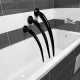 Заказать Набор из 3 черных больших гибких анальных стимуляторов Slim Tapered Anal Hose Trainer Set