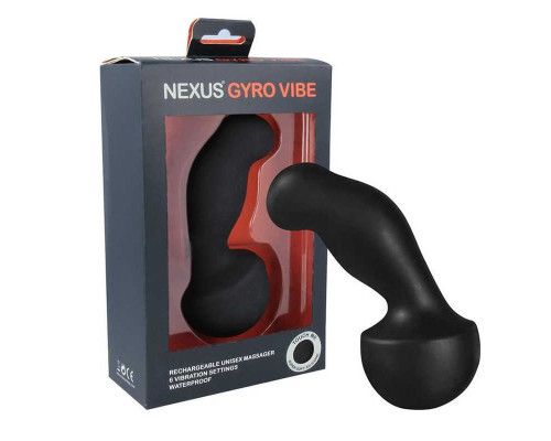 Черный универсальный вибромассажер NEXUS Gyro Vibe - 15 см. Черный универсальный вибромассажер NEXUS Gyro Vibe - 15 см.