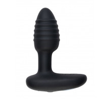 Черный интерактивный вибратор OhMiBod Lumen for Kiiroo с подсветкой - 10,2 см.