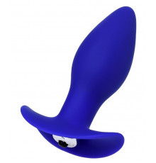 Синяя анальная вибровтулка Fancy - 10,7 см.