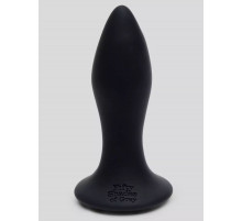 Черная анальная вибропробка Sensation Rechargeable Vibrating Butt Plug - 8,9 см.