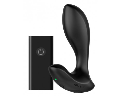 Черная анальная вибровтулка Nexus Duo Plug - 9,8 см.