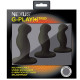 Заказать Набор из 3 черных вибровтулок Nexus G-Play+ Trio