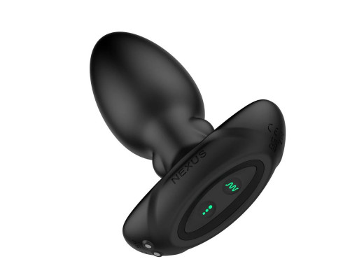Черная анальная вибровтулка Nexus Beat - 10,8 см.