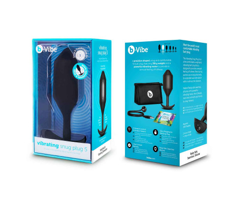 Заказать Черная вибропробка для ношения Vibrating Snug Plug 5 - 16,5 см.