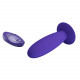 Заказать Фиолетовый анальный вибростимулятор Remote Control Vibrating Plug Youth - 11 см.