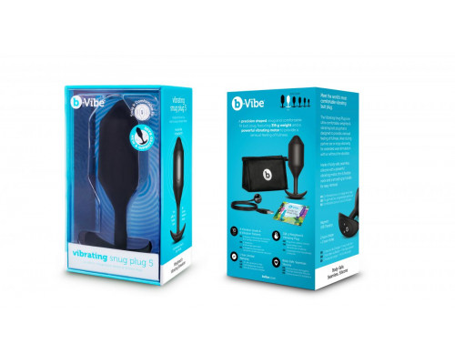 Заказать Черная вибропробка для ношения Vibrating Snug Plug 5 - 16,5 см.