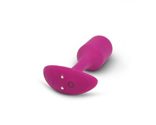 Заказать Розовая пробка для ношения с вибрацией Snug Plug 2 - 11,4 см.