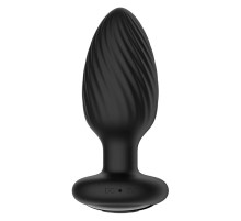 Черная анальная вибровтулка Nexus Tornado Medium с функцией вращения