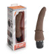 Заказать Коричневый анальный вибратор 7  Slim Anal Realistic Vibrator - 20 см.