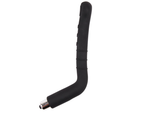 Заказать Черный анальный вибратор Rectal Reacher Vibe - 25 см.