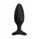 Заказать Черная анальная втулка LOVENSE Hush 2 (M) - 13,5 см.