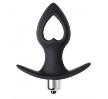 Черная анальная вибровтулка Cordis S - 10,5 см.