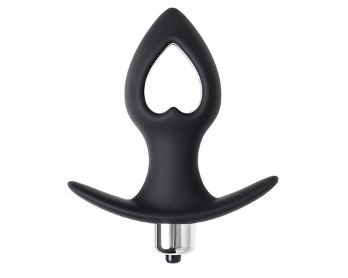 Заказать Черная анальная вибровтулка Cordis S - 10,5 см.