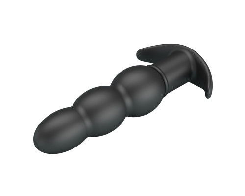 Черный анальный вибростимулятор Aeaeas - 11 см.