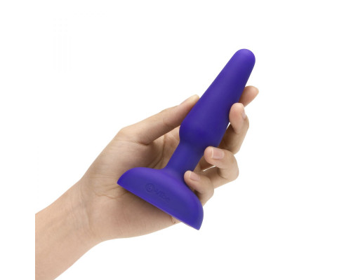 Заказать Фиолетовая анальная вибропробка с 3 источниками вибрации TRIO REMOTE CONTROL PLUG  PURPLE - 13,5 см.
