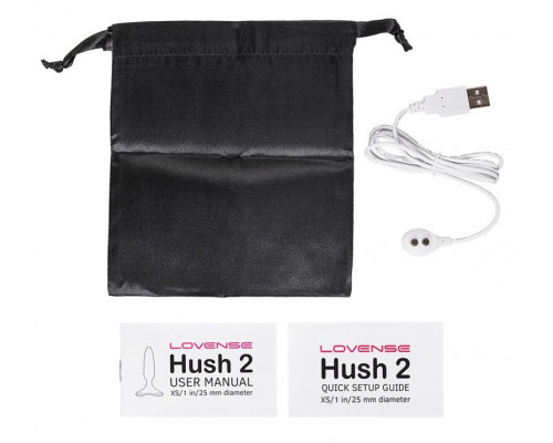 Заказать Черная анальная вибропробка HUSH 2 Size S - 12,1 см.