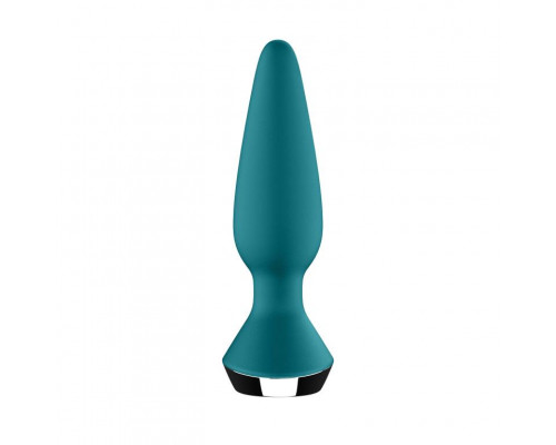 Заказать Бирюзовая анальная пробка с вибрацией Satisfyer Plug-ilicious 1 - 13,5 см. Заказать Бирюзовая анальная пробка с вибрацией Satisfyer Plug-ilicious 1 - 13,5 см.