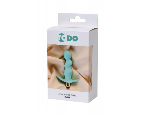 Заказать Мятная анальная вибровтулка Bland - 12 см.