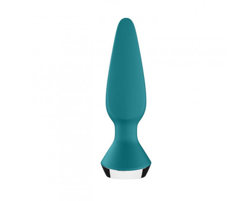 Заказать Бирюзовая анальная пробка с вибрацией Satisfyer Plug-ilicious 1 - 13,5 см. Заказать Бирюзовая анальная пробка с вибрацией Satisfyer Plug-ilicious 1 - 13,5 см.