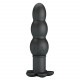 Черный анальный вибростимулятор Jadier - 11 см.