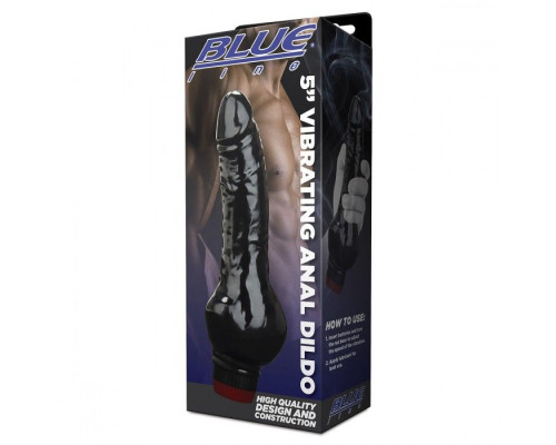 Заказать Черный анальный вибратор 5  Vibrating Anal Dildo