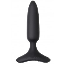 Черная анальная вибропробка HUSH 2 Size S - 12,1 см.