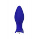 Синяя анальная вибровтулка Fancy - 10,7 см.
