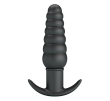 Черный анальный вибростимулятор Aeolis - 11 см.