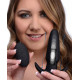 Заказать Черная анальная вибропробка Kinetic Thumping 7X Medium Anal Plug - 13,3 см.
