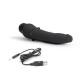 Заказать Черный анальный вибратор 7  Slim Anal Realistic Vibrator - 20 см.