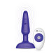 Заказать Фиолетовая анальная вибропробка с 3 источниками вибрации TRIO REMOTE CONTROL PLUG  PURPLE - 13,5 см.