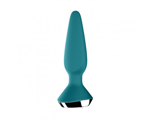 Заказать Бирюзовая анальная пробка с вибрацией Satisfyer Plug-ilicious 1 - 13,5 см. Заказать Бирюзовая анальная пробка с вибрацией Satisfyer Plug-ilicious 1 - 13,5 см.