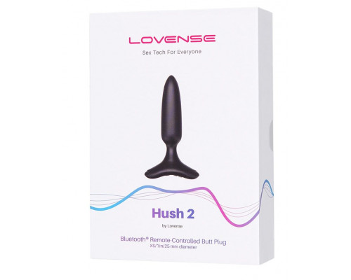 Заказать Черная анальная вибропробка HUSH 2 Size S - 12,1 см.