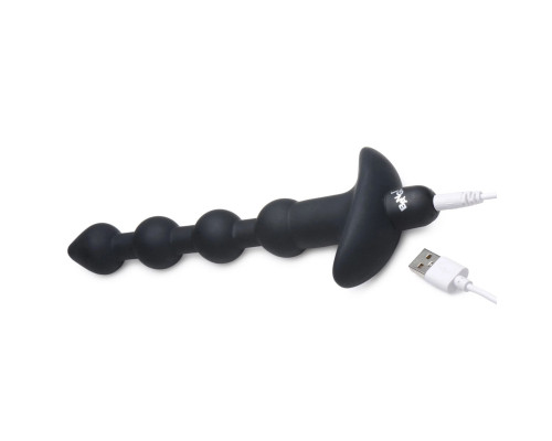 Заказать Черные анальные бусы с вибрацией и пультом ДУ 28X Remote Control Vibrating Silicone Anal Beads - 19 см. Заказать Черные анальные бусы с вибрацией и пультом ДУ 28X Remote Control Vibrating Silicone Anal Beads - 19 см.