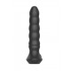 Заказать Черный перезаряжаемый мультискоростной вибратор №02 Undulating vibrator - 19 см.