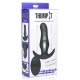 Заказать Черная анальная вибропробка Kinetic Thumping 7X Prostate Anal Plug - 13,3 см.