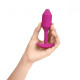 Заказать Розовая пробка для ношения с вибрацией Snug Plug 2 - 11,4 см.