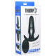 Заказать Черная анальная вибропробка Kinetic Thumping 7X Medium Anal Plug - 13,3 см.