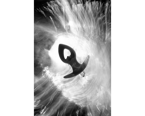 Заказать Черная анальная вибровтулка Cordis S - 10,5 см.