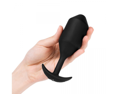 Заказать Черная вибропробка для ношения Vibrating Snug Plug 5 - 16,5 см.