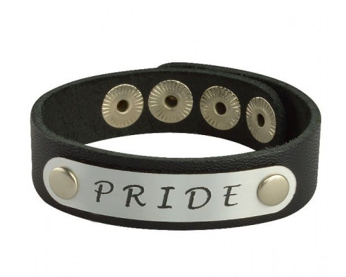 Заказать Кожаный браслет PRIDE