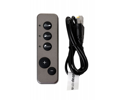 Заказать Черный безремневой вибрострапон Silicone Bendable Strap-On - size M