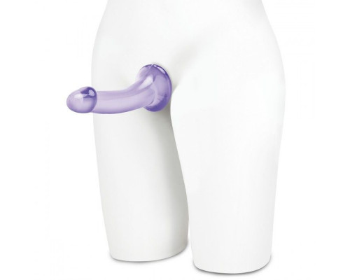 Заказать Фиолетовый безремневой страпон Strapless Strap-On