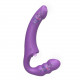 Заказать Фиолетовый безремневой страпон Straples Strap-On Dildo