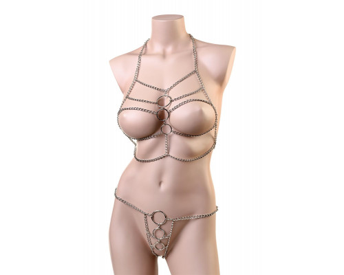 Заказать Металлическое бикини из цепочек TOYFA Theatre