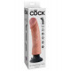 Заказать Большой реалистичный вибромассажер на присоске 9  Vibrating Cock - 24,8 см.